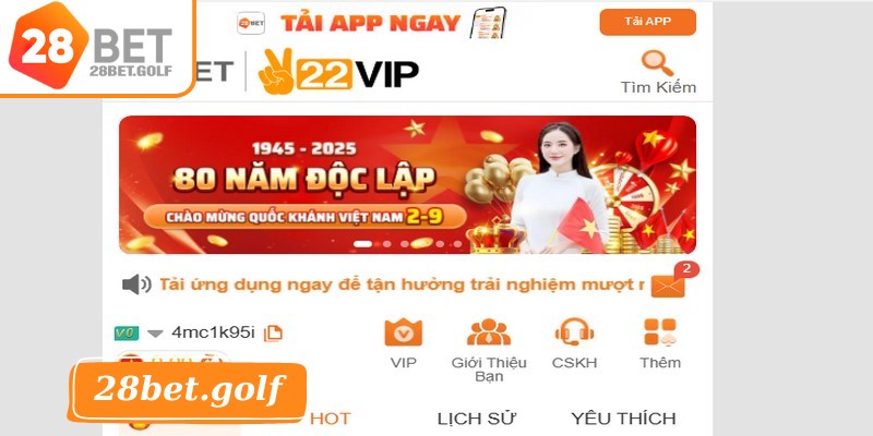 Ưu đãi 28BE thu hút cộng đồng cá cược với hàng loạt sự kiện hấp dẫn